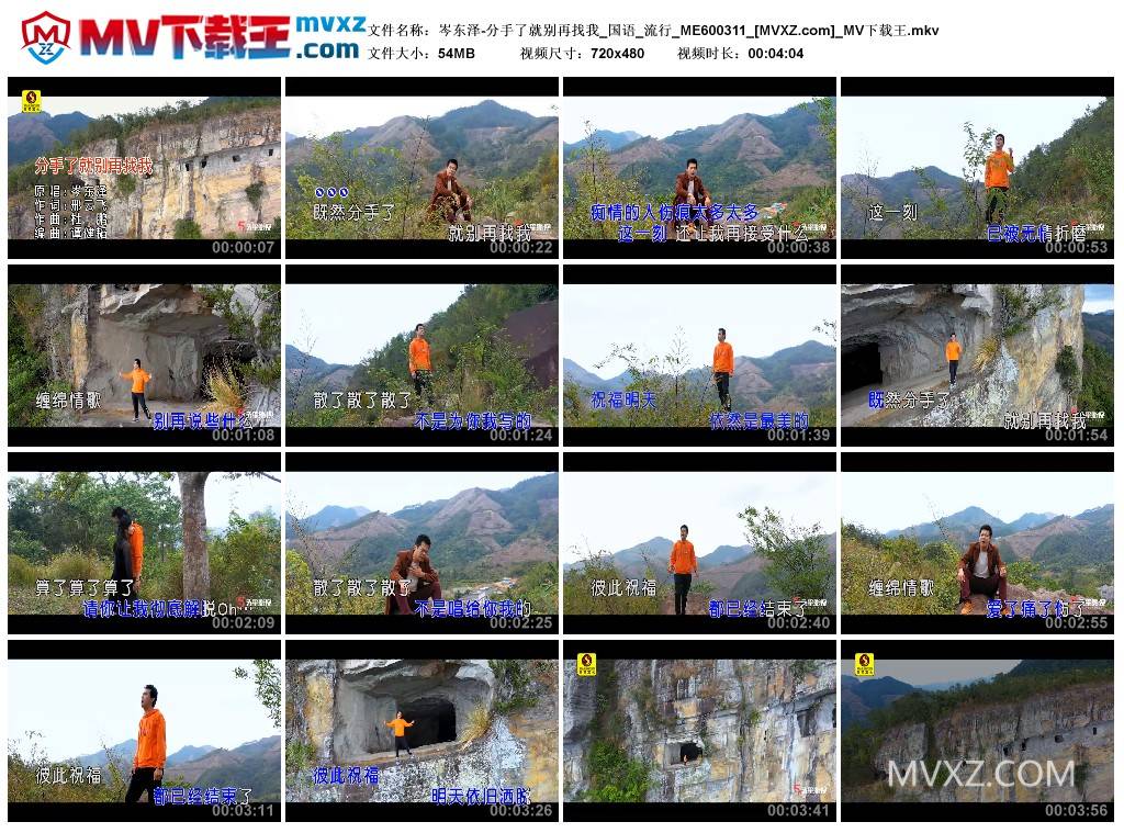 岑东泽-分手了就别再找我_国语_流行_ME600311